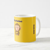 Mug Cute Monkey thème Baby shower garçon (Devant droit)