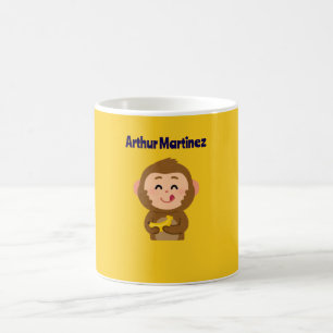 Mug Cute Monkey thème Baby shower garçon