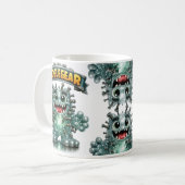 Mug Cute Monster called "Giggle Gear" (Devant gauche)