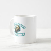 Mug Cute Monterey Otter Visiter Travel Fun (Devant gauche)