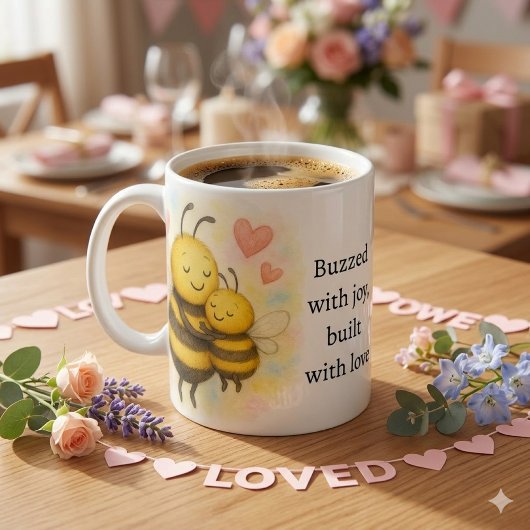 Mug Cute Mother's Day Bee & Baby Bee 