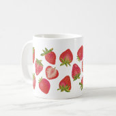 Mug Cute Motif fraise - Fun Fruit Design (Devant gauche)