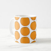 Mug Cute Motif orange (Devant gauche)