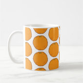 Mug Cute Motif orange (Gauche)