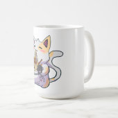 Mug Cute Neko Chat avec nouilles Ramen Bowl Anime Japo (Devant droit)