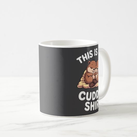 Mug Cute Nesting Beavers This Is Our Cuddle  (Devant droit)