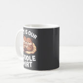 Mug Cute Nesting Beavers This Is Our Cuddle  (Devant gauche)