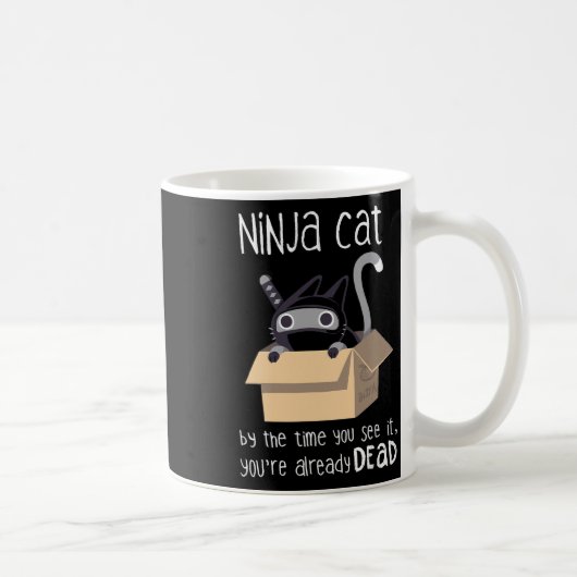Mug Cute Ninja Cat (Droite)