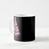 Mug Cute Nk Flamingo Christmas Tree Santa Hat Trocal P (Devant gauche)