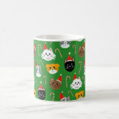 Mug Cute Noël Chat Motif (Centre)