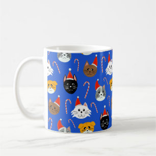 Mug Cute Noël Chat Motif