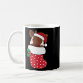 Mug Cute Okapis Dans Les Bas De Noël Pour Noël (Gauche)