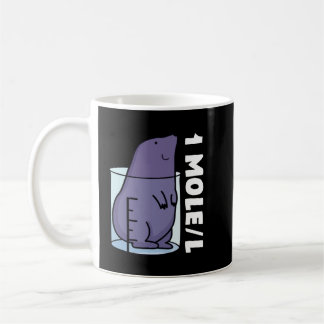 Mug Cute One Mole per Liter Chimie Jour d'Avogadro