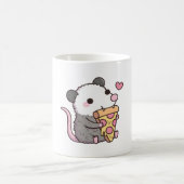 Mug Cute Opossum Manger Pepperoni Pizza (Centre)