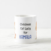 Mug Cute Orange Kitten Enfless Chat Lady pour Kamala (Centre)