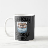 Mug Cute Otter Couple Cozy Cuddle  (Gauche)