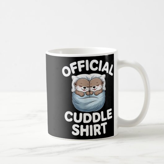 Mug Cute Otter Couple Cozy Cuddle (Droite)