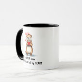 Mug Cute Otter I love YOU with all my Heart  (Devant gauche)