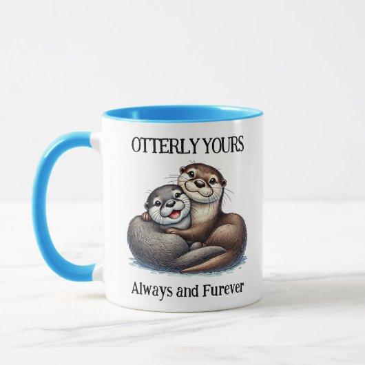 Mug Cute Otterly VOS Toujours et Furever (Gauche)