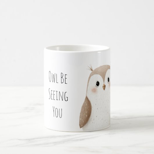 Mug Cute Owl Be Seeing You  (Centre)