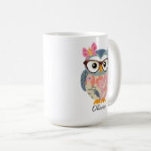 Mug Cute Owl Butterfly Floral (Devant droit)