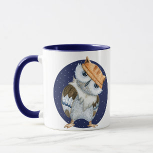 Mug Cute Owl en Casquette