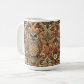 Mug Cute Owl Style William Morris (Devant gauche)