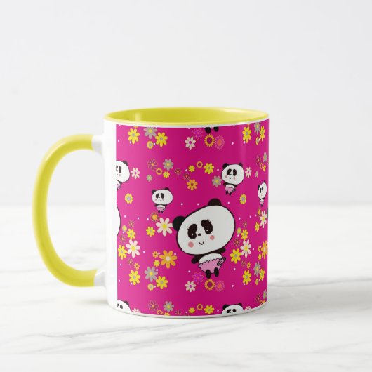 Mug Cute Panda Baby customisé (Gauche)