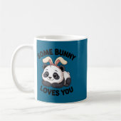 Mug Cute Panda Bunny Some Bunny Loves You  (Gauche)