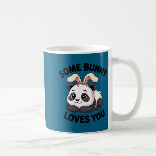 Mug Cute Panda Bunny Some Bunny Loves You  (Droite)