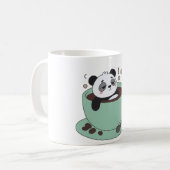 Mug Cute Panda In Coffee Cup Coffee Lover Gift (Devant gauche)