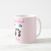 Mug Cute Panda pour une maman d'école familiale (Devant droit)