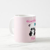Mug Cute Panda pour une maman d'école familiale (Devant gauche)