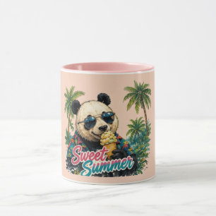 Mug Cute Panda Sweet Summer    Été doux tendance