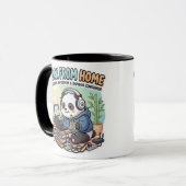 Mug Cute Panda Travail à Domicile   (Devant gauche)