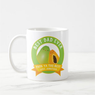Mug Cute Papa Ya Le Meilleur Jeu De Fruits Drôle Pour 