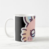 Mug Cute Pastel Aesthetic Coffee Cup. (Gauche)
