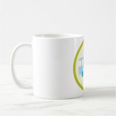Mug Cute Pastel Blue School Bus Icon (Gauche)