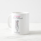 Mug Cute Pastel Bride Wavy Coiffeuse Salon de coiffure (Devant gauche)