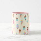 Mug Cute Pastel Motif de crème glacée (Centre)