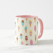 Mug Cute Pastel Motif de crème glacée (Devant droit)
