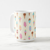 Mug Cute Pastel Motif de crème glacée (Devant gauche)