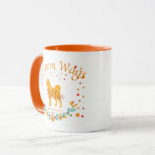 Mug Cute Pastel Orange Shiba Inu | Custom Christmas (Devant gauche)