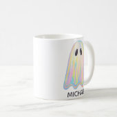 Mug Cute Pastel Rainbow Ghost | Éffrayant esthétique (Devant droit)