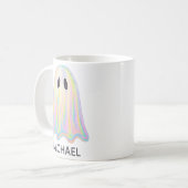 Mug Cute Pastel Rainbow Ghost | Éffrayant esthétique (Devant gauche)
