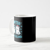Mug Cute Penguin And Lar Bear Winter Wonderland Christ (Devant gauche)