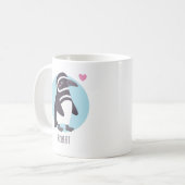 Mug Cute Penguin Boyfriend Correspondance personnalisé (Devant gauche)