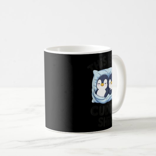 Mug Cute Penguin Cuddle Cozy Sleep Matching Couple  (Devant droit)