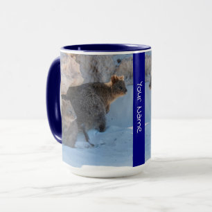 Mug Cute personnalisée et Quokkas heureux sur la plage