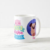 Mug Cute Perzonalized Fière Plushie Hooman Photo (Devant droit)